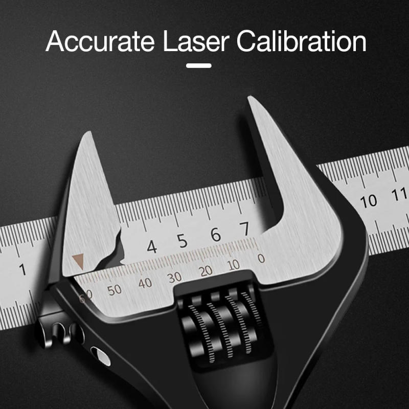 Description Picture 5 of itemAdjustable Spanner Universal Key Nut Wrench Opening Wrench Home Hand Tools Multi Tool 6inch 8inch