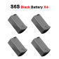 S6S Black BatteryX4