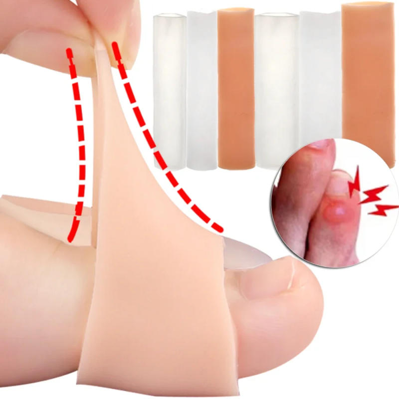 Description Picture 4 of itemCut Silicone Foot Protector Cover Finger Tube Protector Toe Sleeves for Friction Pain Relief Foot Care Tools Finger Separators