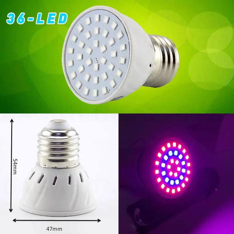 Description Picture 3 of item3 Head 36 54 72 LED plant flower lamp growing light for indoor green house tent growbox hydro flower room growing lights U26
