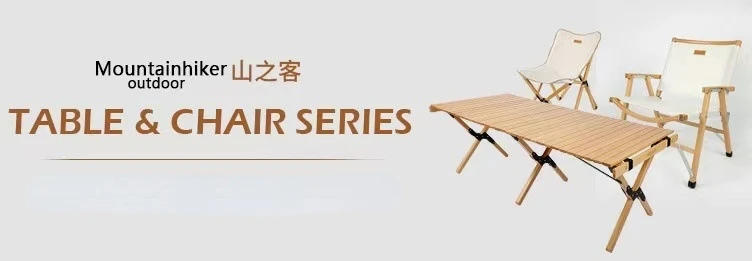 Description Picture 2 of itemMountainhiker Outdoor Chair Camping Folding Portable Backrest Chair Camping Leisure Faux Wood Armrest Fishing Garden Chair