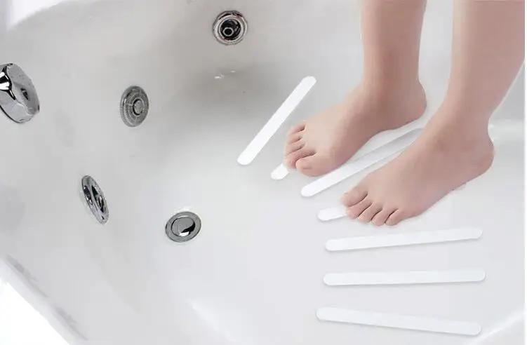 Description Picture 4 of itemBathroom Bathtub Non-slip Stickers Transparent Stairs Tape Safety Shower Anti-slip Strips Dropshipping