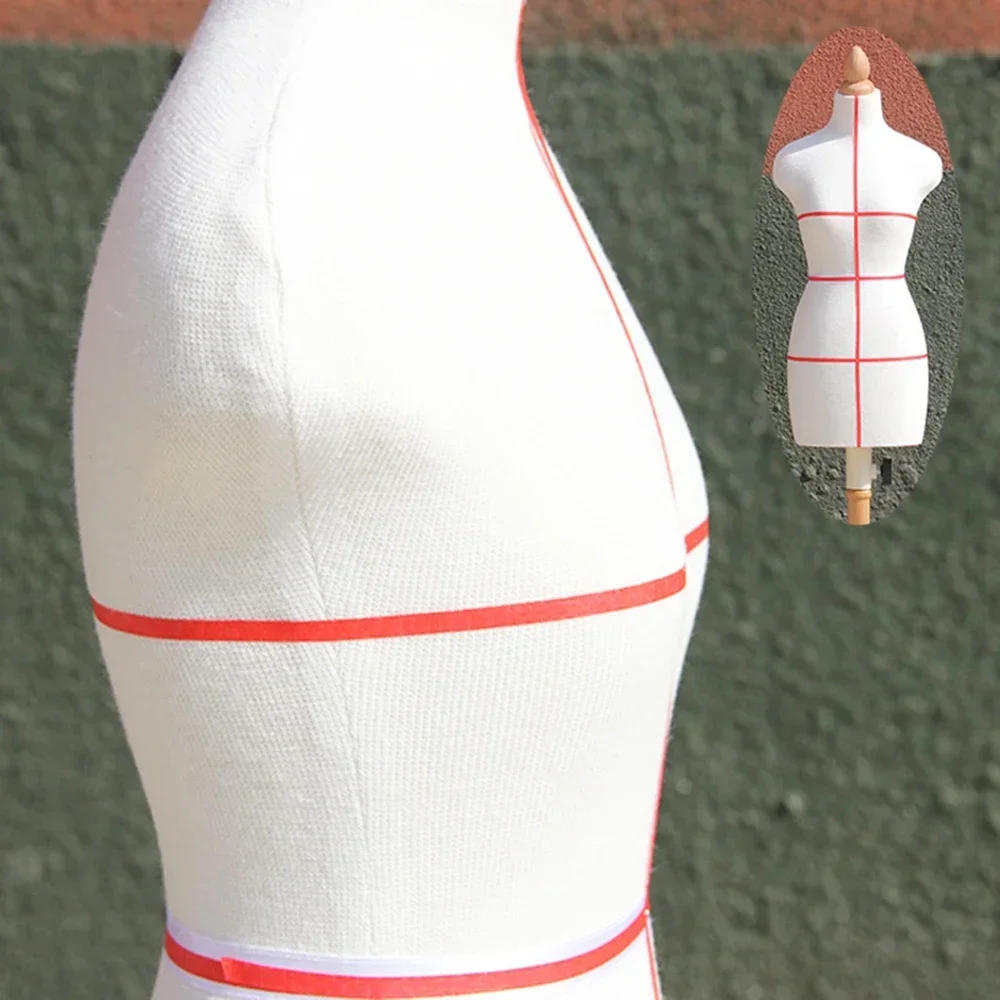 Description Picture 6 of itemDraping Tape 3mm Mannequin Pattern Making Sewing Whiteboard Marking Tape Artist Dress Form Warning Drawing Grid Line