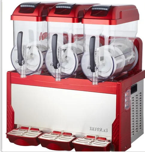 Description Picture 2 of item2022 CE Approved 3 Tanks Electric Ice Slush Maker Machine Commercial  Portable Frozen Drink Smoothie Maker Machine for Sale