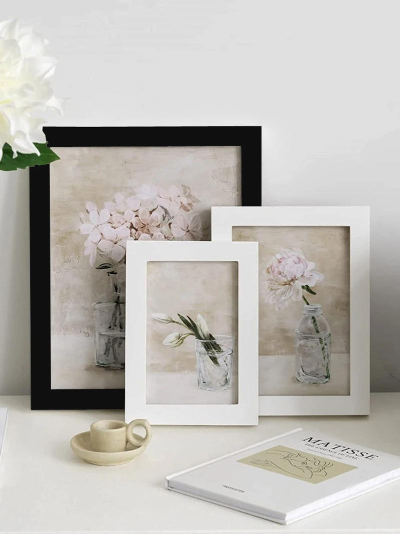 Description Picture 6 of itemNatural Wooden Picture Frames Classic Photo Frame For Wall Hanging With Plexiglass 9X13 10X15 13X18cm Pictures Frame Photo Decor