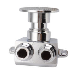 Foot Pedal Water Valve Copper Touchless Foot Pedal Water Valve Set for Basin Water Tap Bathroom Basin Faucet Accessories