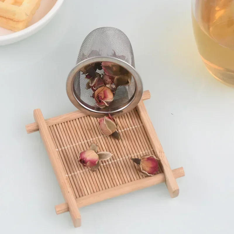 Description Picture 6 of itemStainless Steel Tea Infuser Teapot Tray Spice Tea Strainer Herbal Filter Teaware Accessories Kitchen Tools Infusers Tea Leak