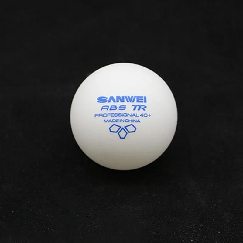 Description Picture 5 of item50/100pcs/pack SANWEI TR 3 Stars Professional Table Tennis Balls White 40+ ABS Plastic Material Club Training Ping Pong Ball