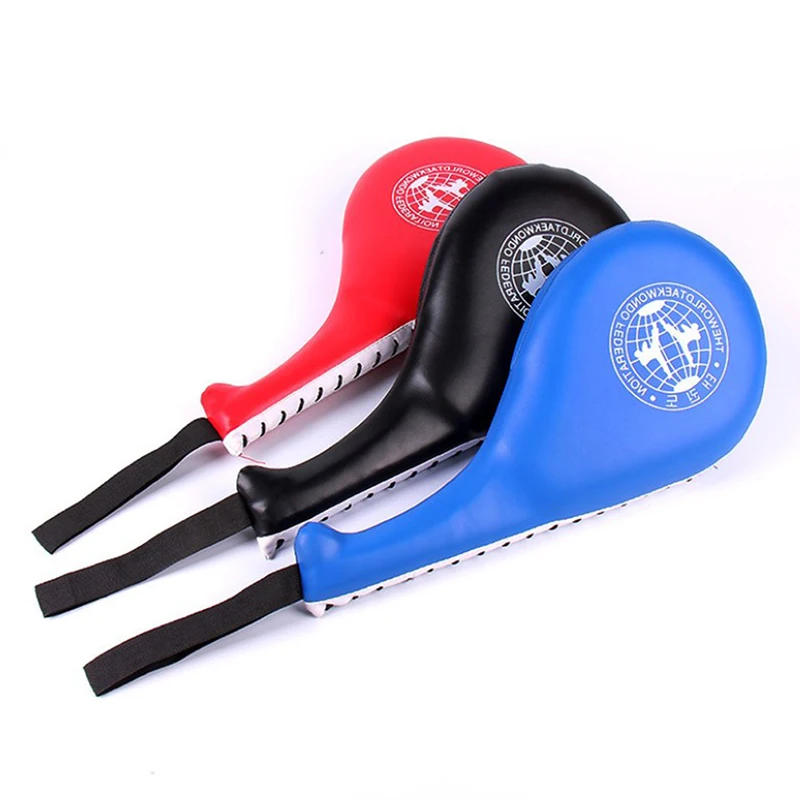 Description Picture 4 of itemTaekwondo Boxing Pad Sanda Training Foot Hand Kick Target PU Leather For Kids Adult Boxer Training Punching Bag Any Martial Arts