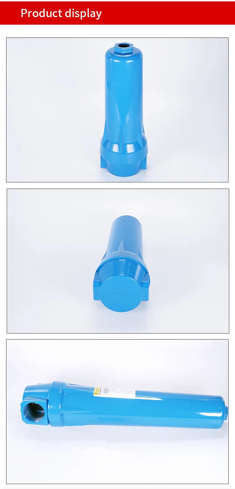 Description Picture 4 of itemOil Water Separator Q P S C 015/024/032/060 Air compressor Accessories Compressed Air Precision Filter Dryer QPSC