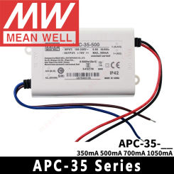 Meanwell LED Driver APC-35 Series 350mA/500mA/700mA/1050mA meanwel 35W LED Transformer LED Power Supply Constant current Adapter