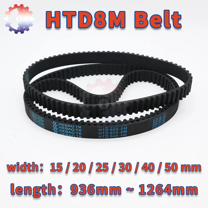 Description Picture 2 of itemHTD 8M Rubber Belt Length 936mm to 1264mm 8M Timing Belt Width 15mm 20mm Loop Belt 25mm 30mm 40mm HTD8M Belts Synchronous Belt