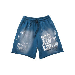 High Street Saint 2024SS Men Women Graffiti Washing Shorts