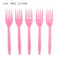 10PCS Pink fork
