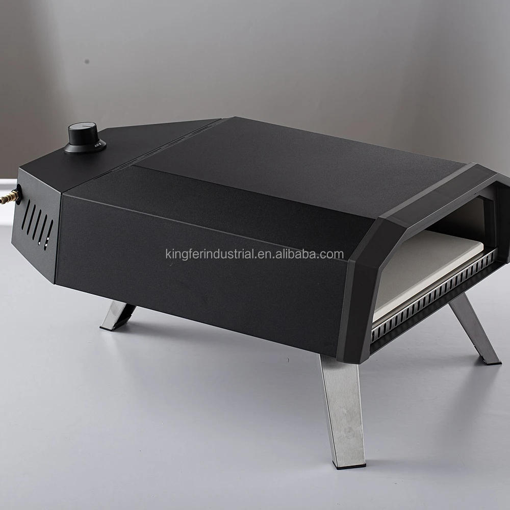 Description Picture 2 of item12-Inch Stainless Steel Gas Pizza Oven For Outdoor Parties Single Oven Free-Standing For Household RV Hotel Use