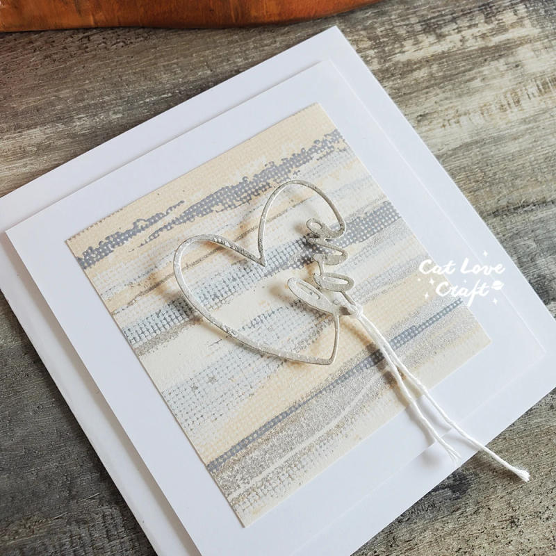 Description Picture 4 of itemCatlove Love Text Word Metal Cutting Dies Scrapbooking Mold Stencil Die Cuts Card Making DIY Craft Embossing New Dies For 2023