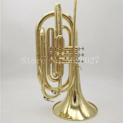 New Arrival Bb Marching Trombone Brass Nickel Plated Professional Musical Instrument With Case Free Shipping