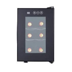 Household 6-Pack Constant Temperature Wine Cabinet Small Wine Cabinet Red Wine Refrigerator Display Cabinet