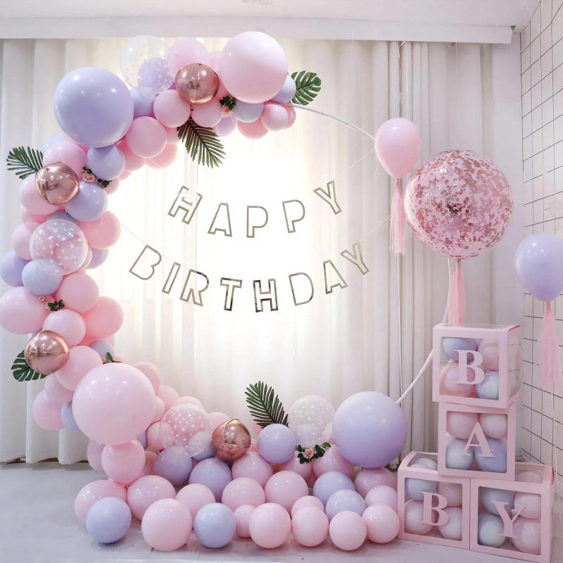 Description Picture 6 of itemRound Balloon Arch Balloon Circle Stand Holder Frame Ring Birthday Baloon Wedding Party Decoration Balloon Ring Stand Background