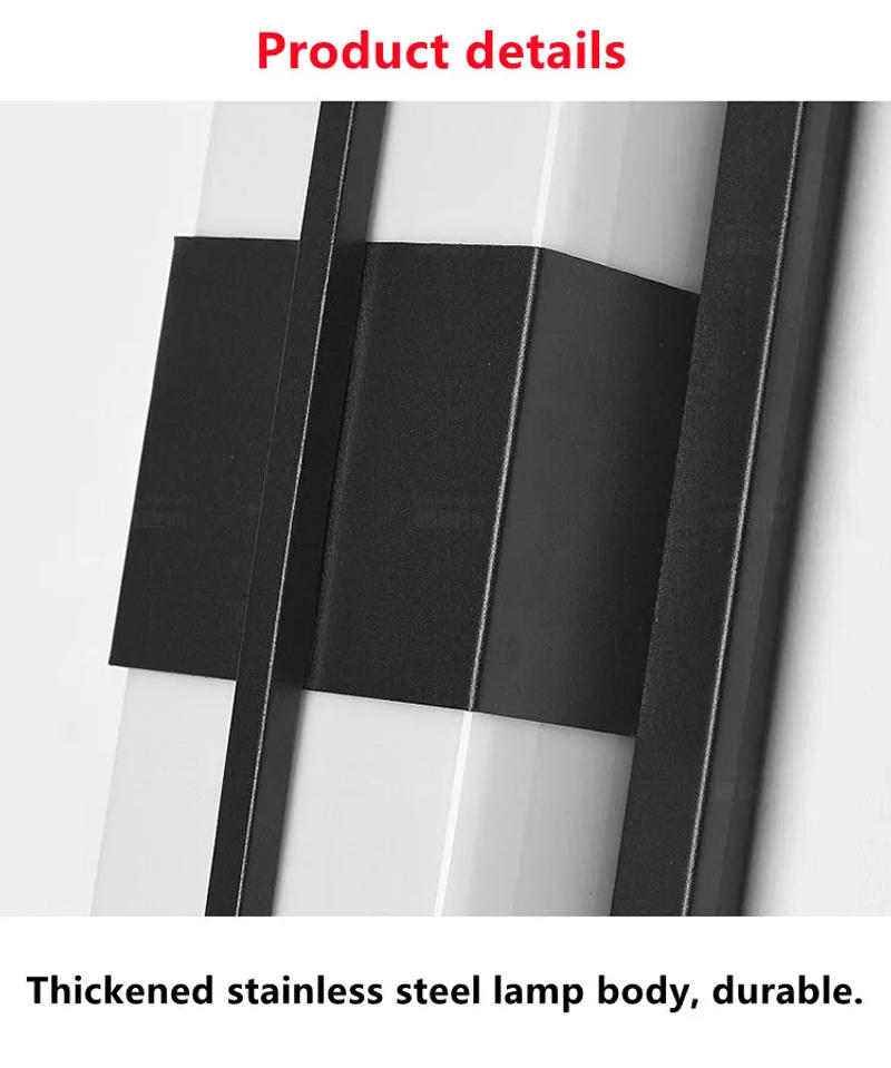 Description Picture 5 of itemOutdoor Waterproof IP65 Stainless Steel Chinese style LED Wall Lamp AC85~265V Corridor Porch Indoor street sconce Lighting