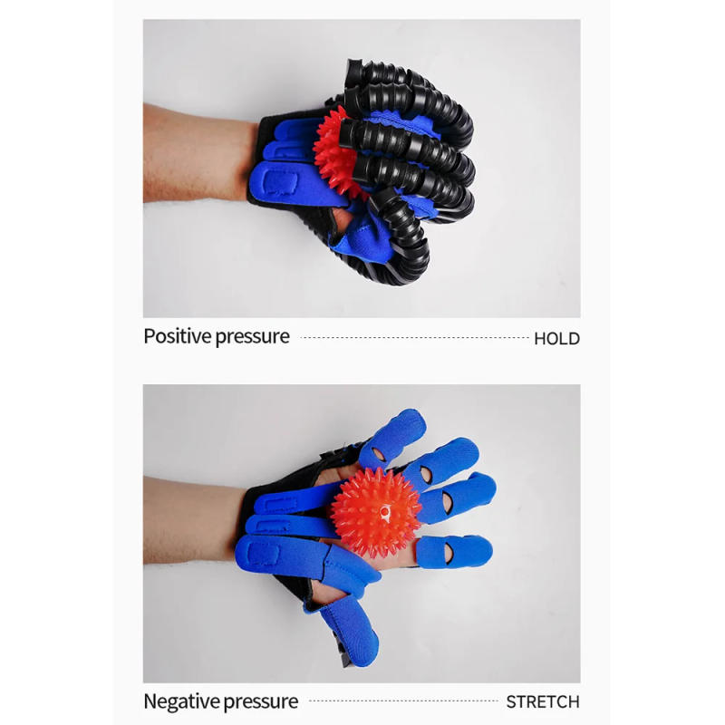Description Picture 6 of itemRehabilitation Robot Gloves Equipment Hand Massage Training Glove Patients Stroke Hemiplegia Finger Hand Function Recovery Tool