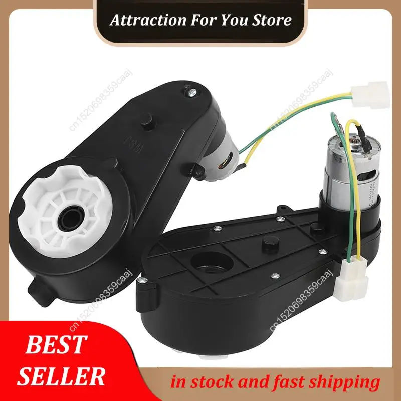 Description Picture 6 of itemHot Selling 2 Pcs Kids Ride On Car Gearbox 550 12V Motor 40000RPM Electric Motor With Gearbox High Speed RS550 DC Motor Match