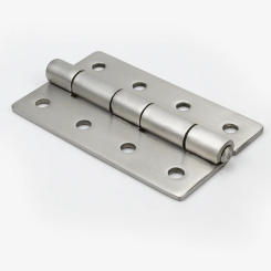 Stainless Steel Hinge Wire Drawing Thickened Heavy Flat Opening Hardware 8-hole Folding Mechanical Equipment Accessories