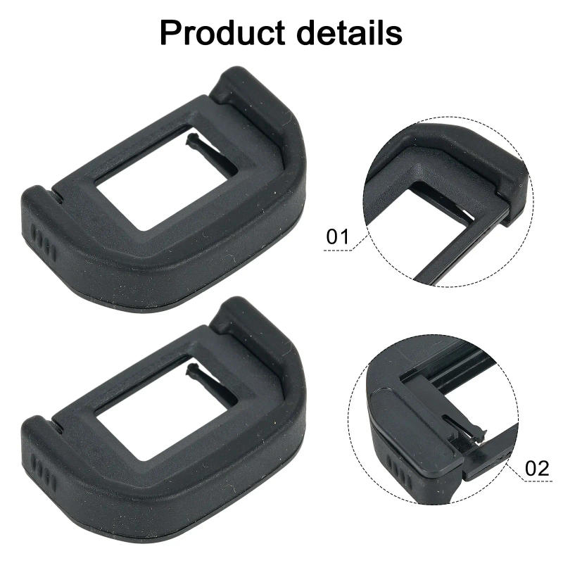 Description Picture 2 of item2pcs 18mm Camera Eyecups Viewfinder Eyepiece Eyecup Protective Cover For Canon 600D 500D 400D 300D For REBEL T3i / Kiss