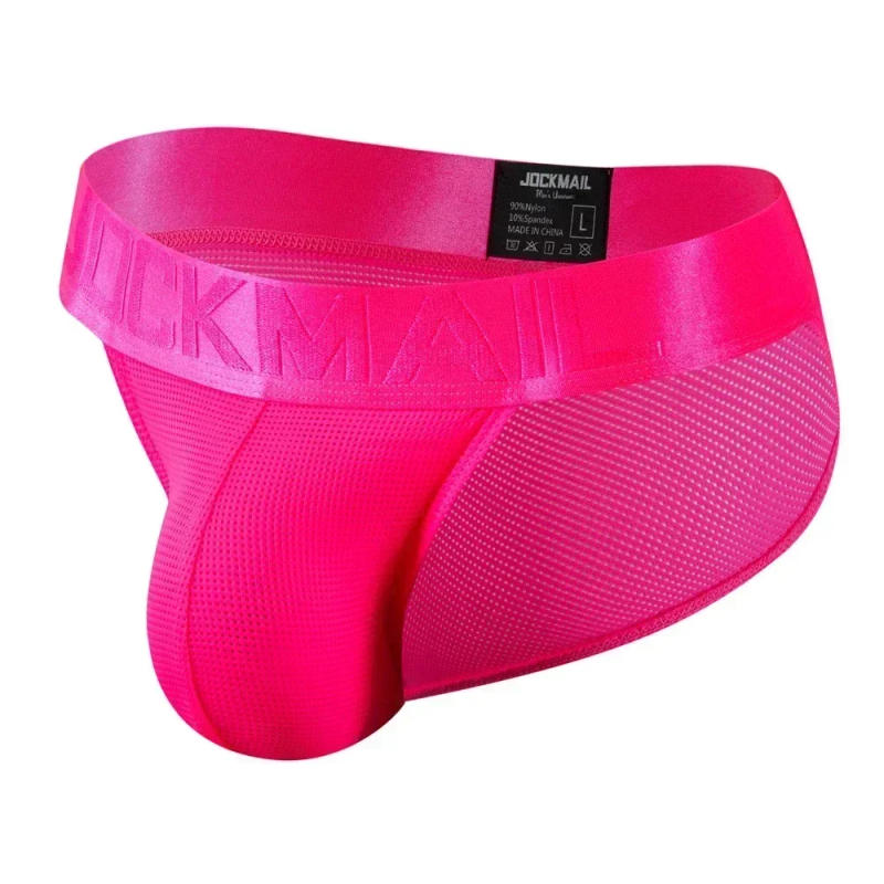 Description Picture 5 of itemMan's Underwear Briefs Underpants Nylon Mesh Quick Dry Men's Briefs Bikini Slip Men's Tanga Briefs Jockstrap Gay Underwear