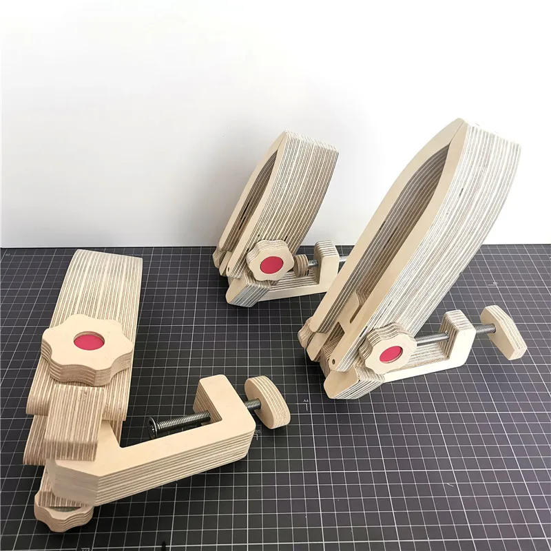 Description Picture 6 of itemLeather Hand Sewing Stitch Pony Table Desktop Stitching Horse Clamp Wood Sewing Clips Leather Clamp DIY Craft 4 Typs