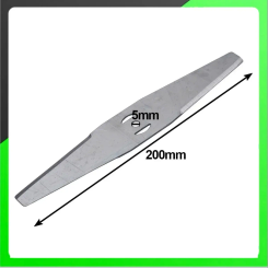 Metal Grass String Trimmer Head Blade 200mm Steel Replacement Saw Blades Lawn Mower Slotted-Knife Garden Tool Parts
