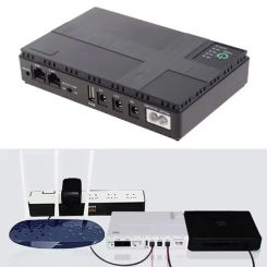 10400Mah uninterruptible power supply,DC1018P router 5V9V12V optical cat monitor Standby AC85-265V uninterruptible charger