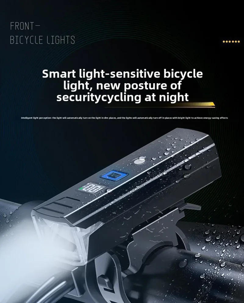 Description Picture 2 of itemBUCKLOS Bicycle Front Light 18650 Battery Type-c Rechargeable Bike Headlight Powerful Handlebar Flashlight Cycling Highlights