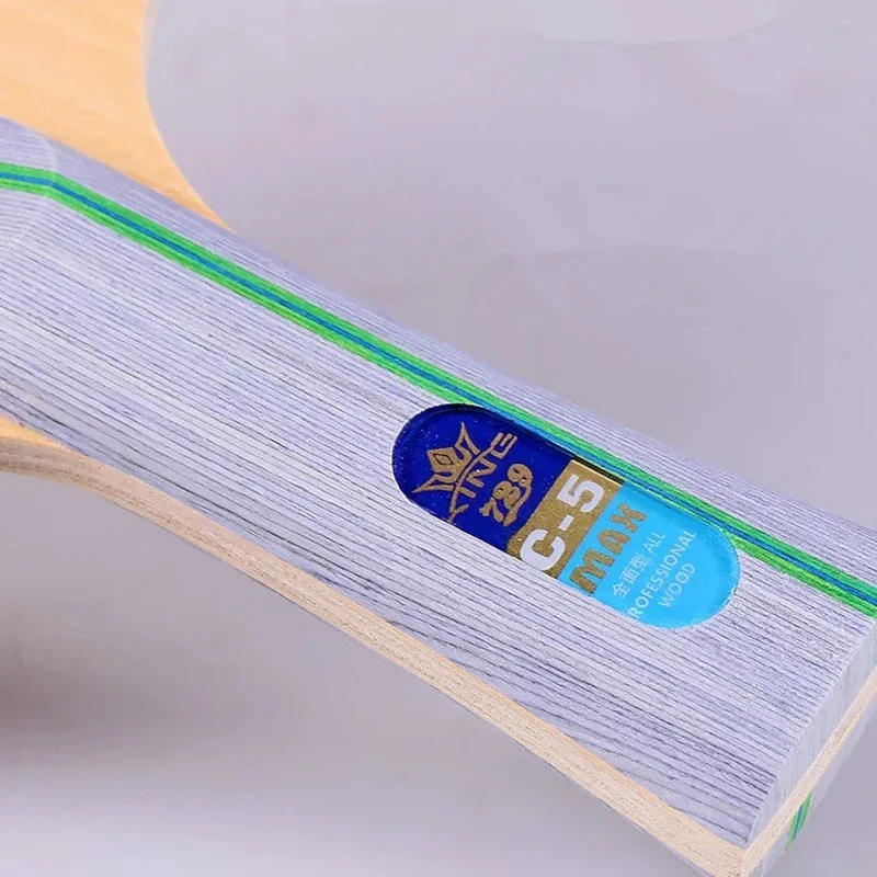 Description Picture 4 of itemFriendship 729 C-5 MAX Table Tennis Racket Blade 5 Plys Pure Wood 729 Friendship C5 Ping Pong Paddle Blade for Beginner Training