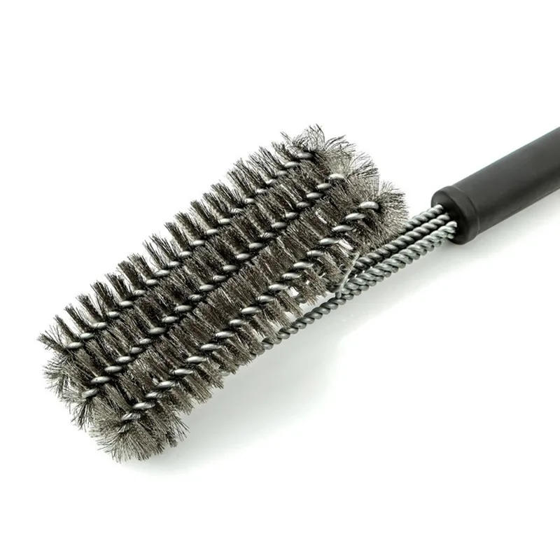 Description Picture 4 of itemBarbecue Grill BBQ Brush Clean Tool Grill Accessories Stainless Steel Bristles Non-stick Cleaning Brushes Barbecue Accessories