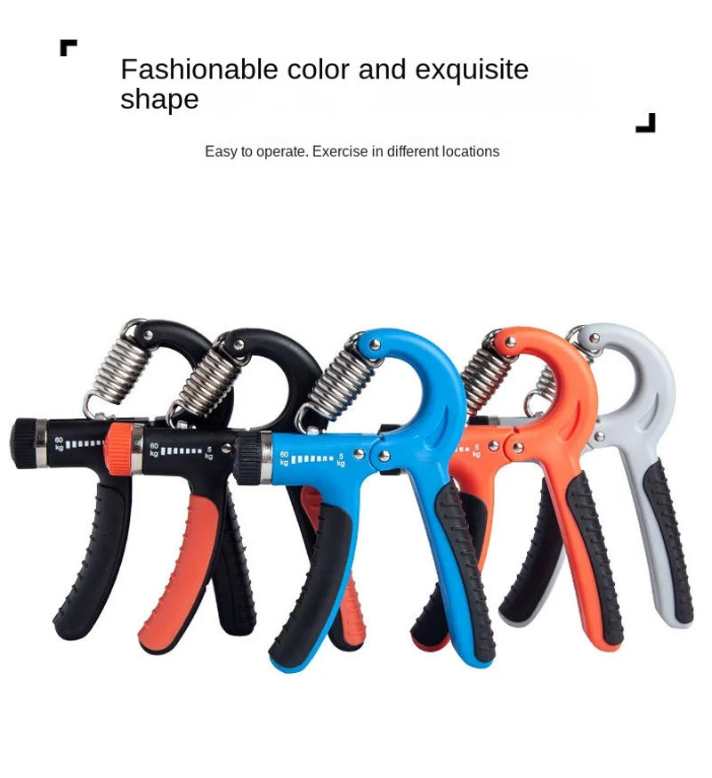 Description Picture 6 of item5-60Kg Adjustable Heavy Gripper Fitness Hand Exerciser Grip FatGrip Wrist Increase Strength Spring Finger Pinch Carpal Expander