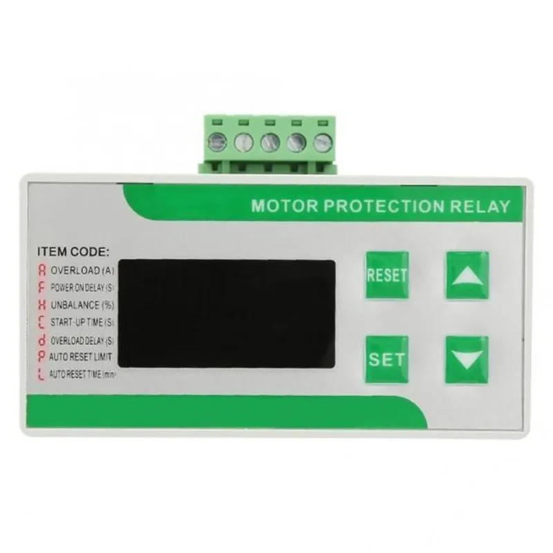 Description Picture 3 of item1PC220/380V AC Digital Electric Motor Protector 2-99A Overload Phase Loss Protector with Display MDB-201Z Motor Protection Relay
