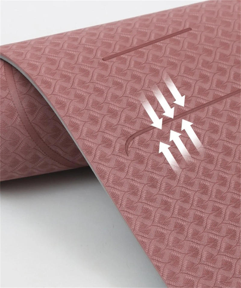 Description Picture 4 of item58245 Widening tpe yoga mat Thickened non-slip fitness mat Soundproof jump rope home dance