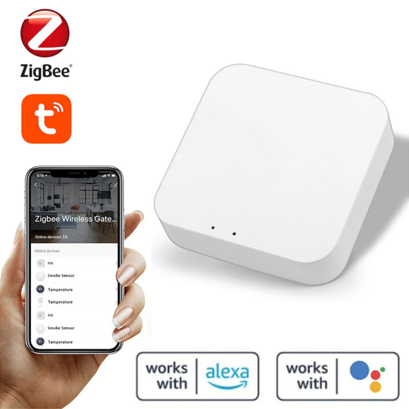 Description Picture 4 of itemTuya Zigbee 3.0 Gateway Hub Smart Home Wireless Bridge Smart Life APP Remote Control Automation Device Work with Alexa Google