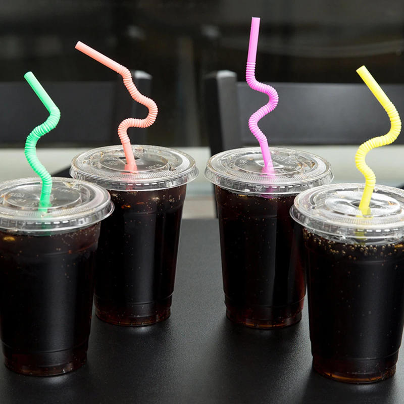 Description Picture 5 of item50/500/1000Pc Colorful Foldable Drinking Straws Juice Cocktail Beverage Straws for Party Bar Kitchen Accessory Wedding Wholesale