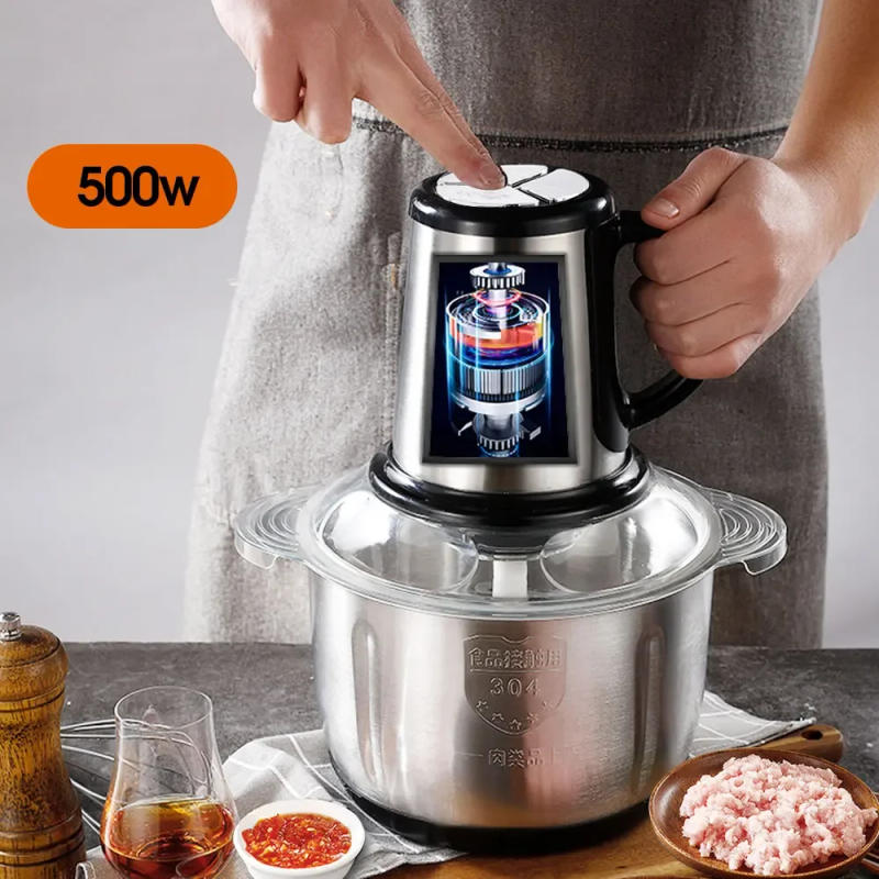 Description Picture 4 of itemElectric Food Processor Chopper 3 Speeds 5L Blender Meat Grinder For Babyfood Vegetables Onion Garlic Mincer Kitchen Appliances