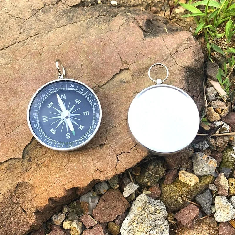 Description Picture 5 of itemPortable Compass Key Chain for Outdoor Camping Lightweight Aluminum Compass Trekking Hiking Survival Compass