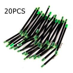20pcs Sea Fishing Anti-Tangle Feeder Boom Luminous Anti Tangle Booms With Snap Tube Balance Connector Tackles Pesca Tools