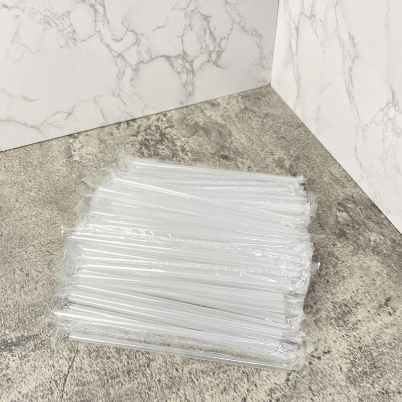 Description Picture 6 of item100Pcs Clear Individually Wrapped Drinking Pp Straws Drinks Straws Party Supplies High Quality PP Material 18 Cm Long 6 Mm Wide
