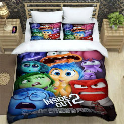 inside out duvet cover pillowcase Iconic Brand gift furniture room bedroom decor bedding set kit boy girl duvet cover cartoon large