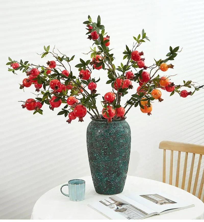 Description Picture 2 of itemArtificial Plants for Home Decoration Fake Fruits Bonsai Tree Garden Decoration Plantas Artificiales Wall Hanging Decor