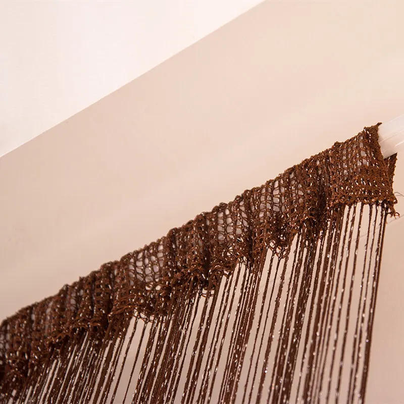 Description Picture 3 of itemGlitter Door String Curtain Silver Ribbon Shiny Tassel Flash Line Curtain Valance for Window Room Home Party Stage Decoration