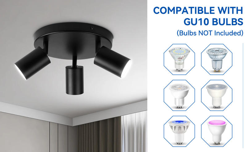 Description Picture 4 of itemLED Ceiling Lamps GU10 Bulb Replacement LED Pendant Lamp Chandelier LED Track Spot Light for Bedroom Corridor Kitchen Lighting