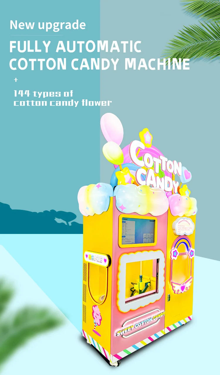 Description Picture 2 of itemHigh Quality Exclusive robotic arm sensing chip commercial cotton candy machine Vending Machine Manufacturer