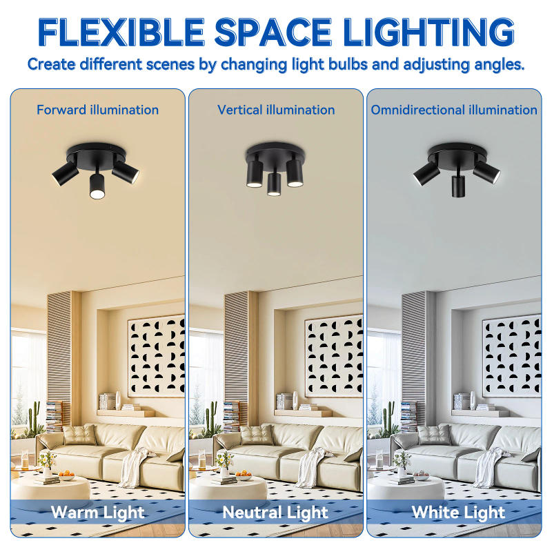 Description Picture 3 of itemLED Ceiling Lamps GU10 Bulb Replacement LED Pendant Lamp Chandelier LED Track Spot Light for Bedroom Corridor Kitchen Lighting